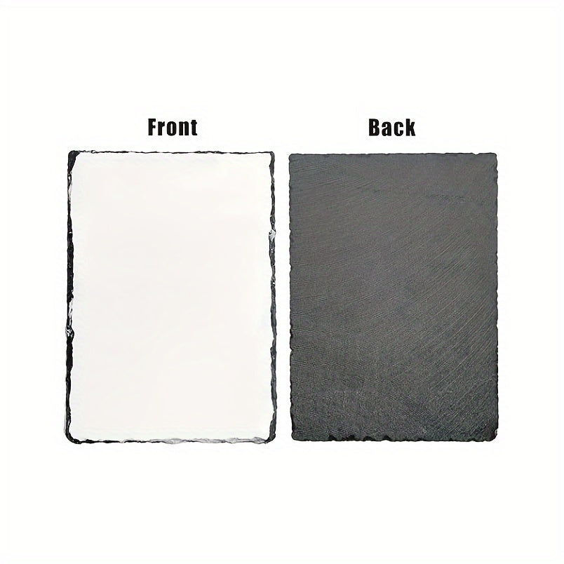 Personalised Square Slate Photo Frame with Stand