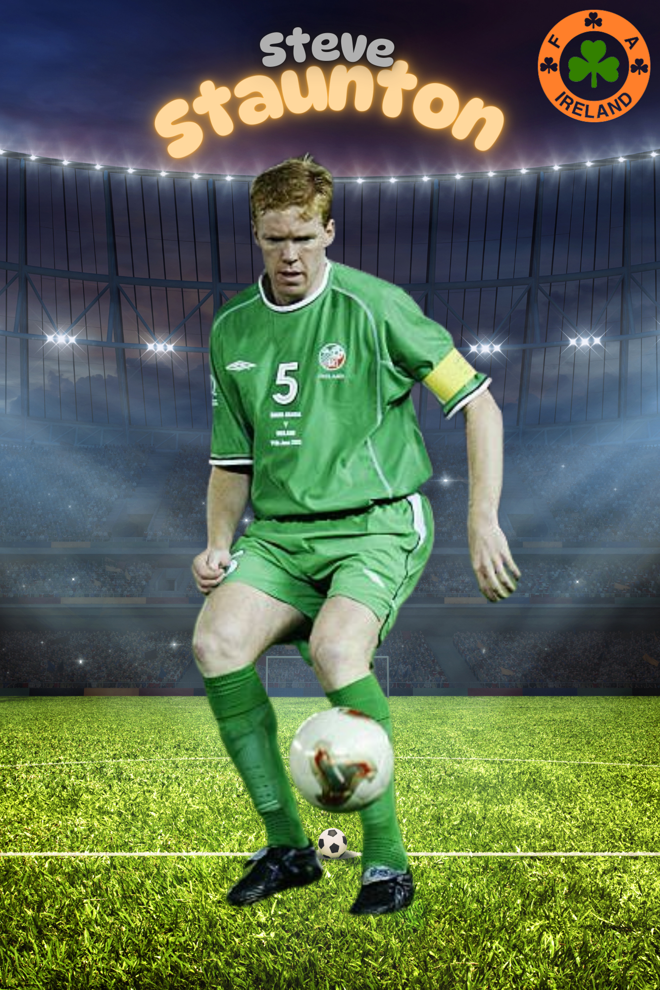 IRISH FOOTBALL METAL POSTERS COLLECTION