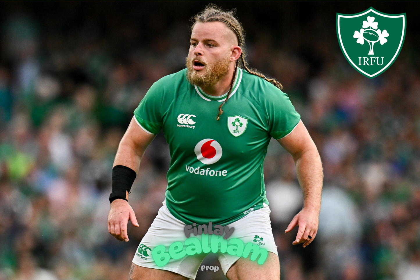 Ireland Rugby Squad 2025 – Vintage Metal Poster