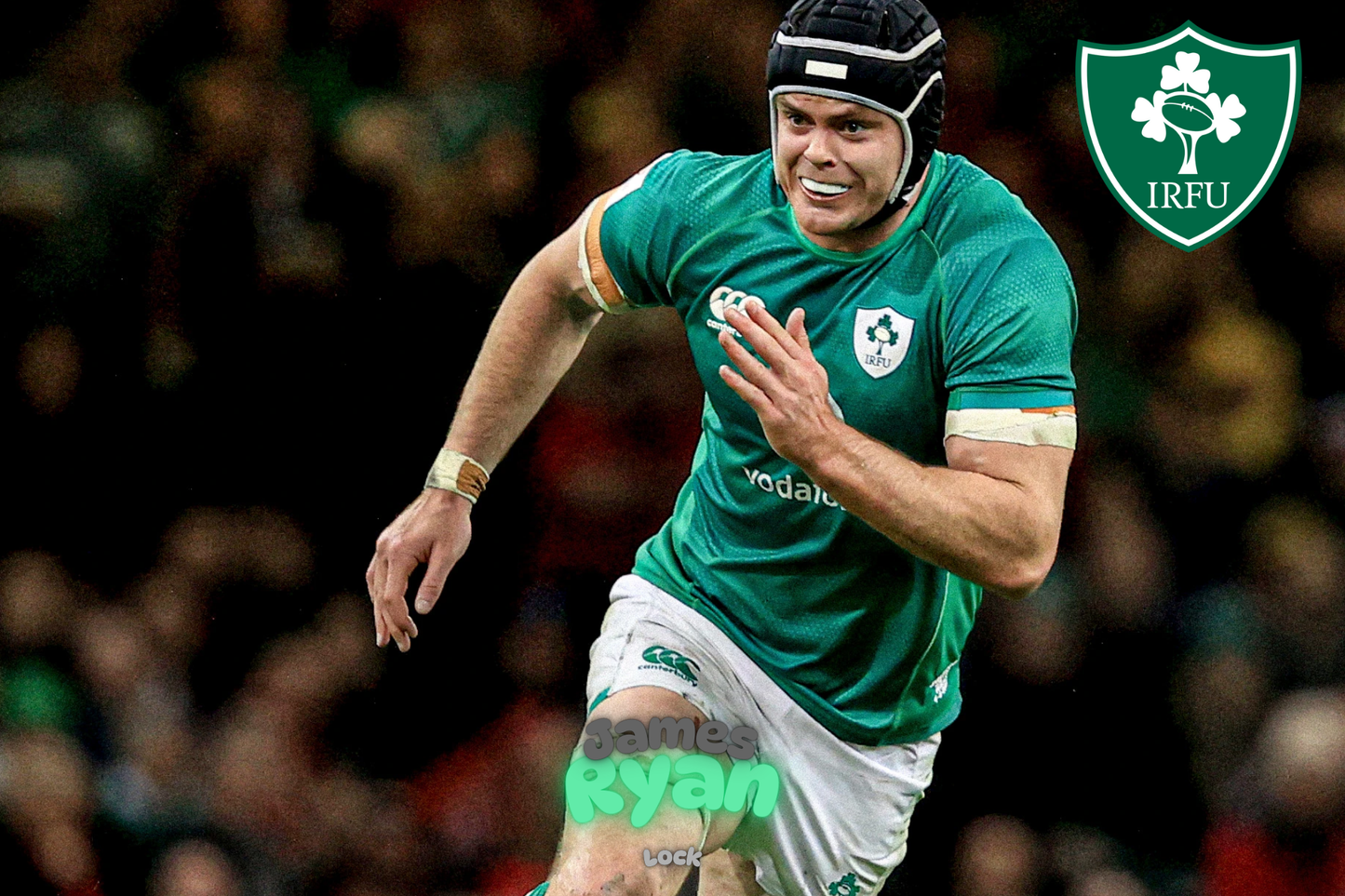 Ireland Rugby Squad 2025 – Vintage Metal Poster