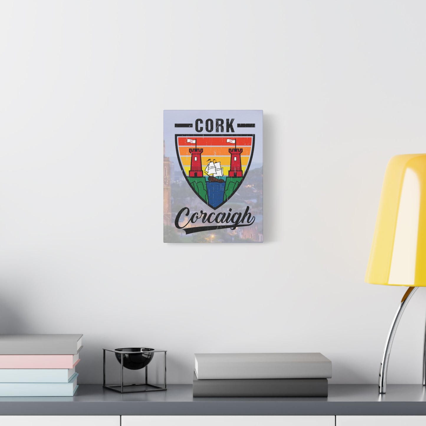 32 Counties available Canvas Wall Art – Stretched Matte Print with Vibrant Design.