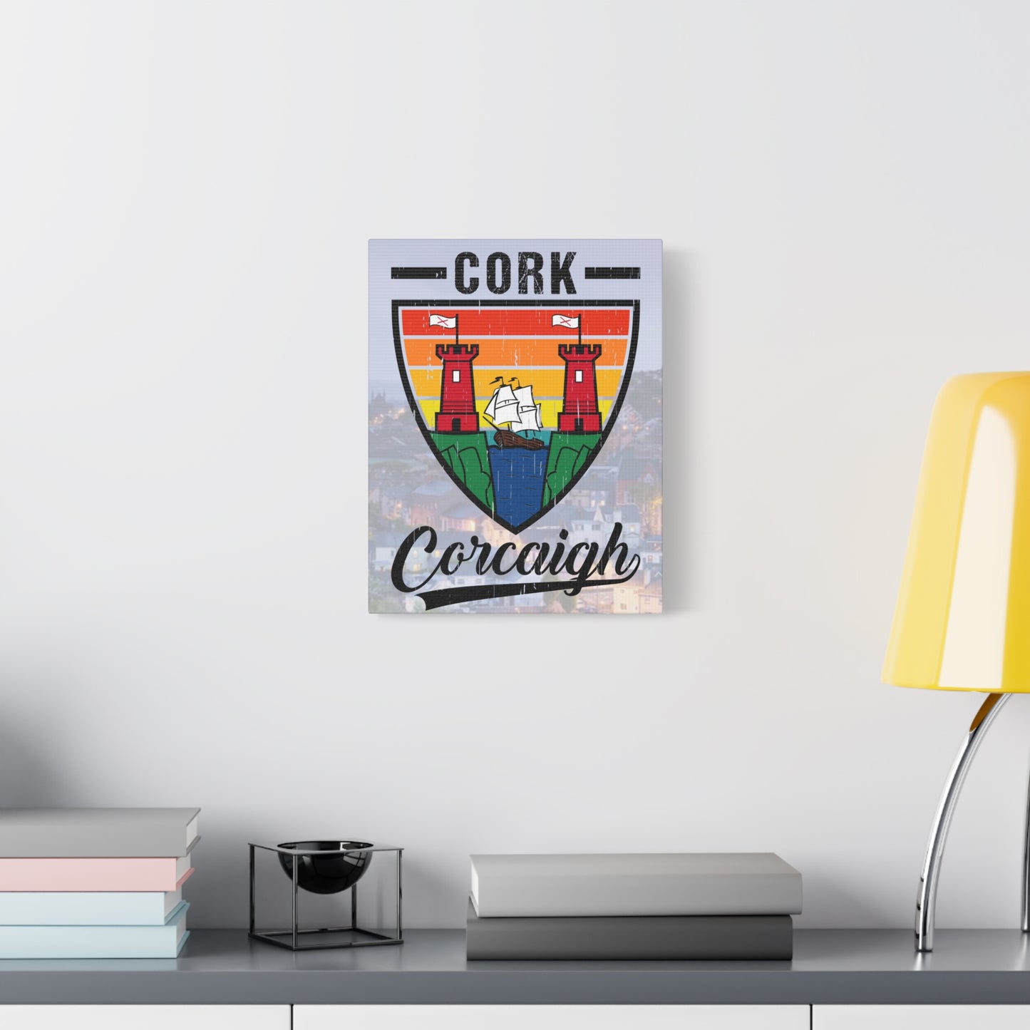 32 Counties available Canvas Wall Art – Stretched Matte Print with Vibrant Design.