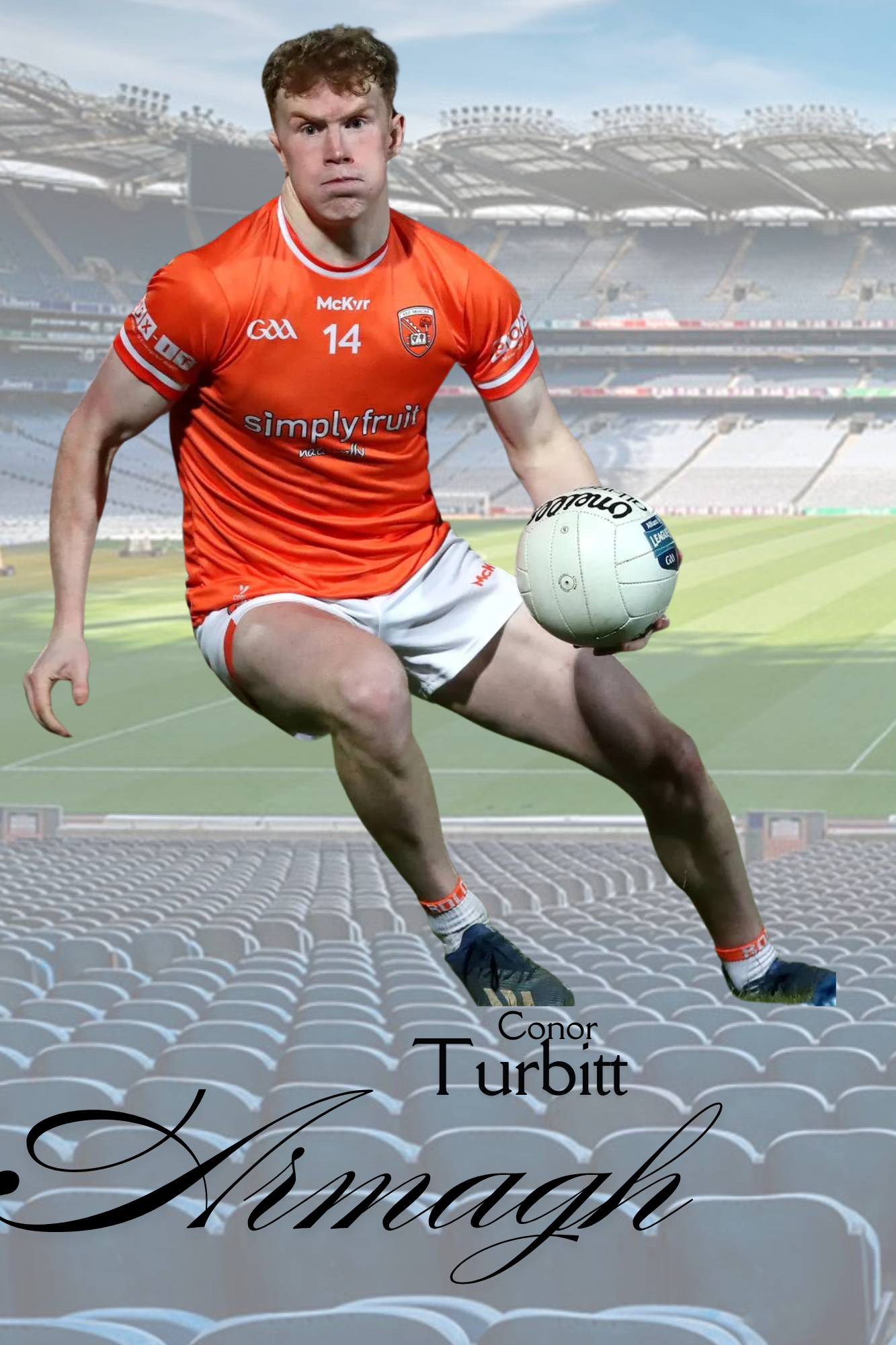 GAA Football Stars of 2024 – Unleash the Legends Metal Poster Collection
