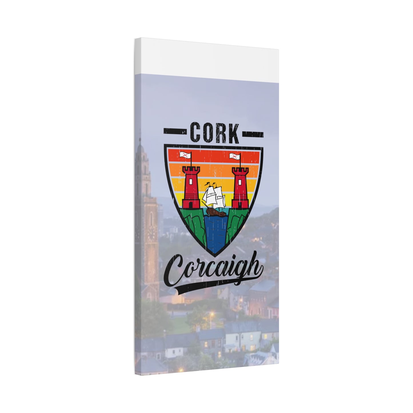 32 Counties available Canvas Wall Art – Stretched Matte Print with Vibrant Design.