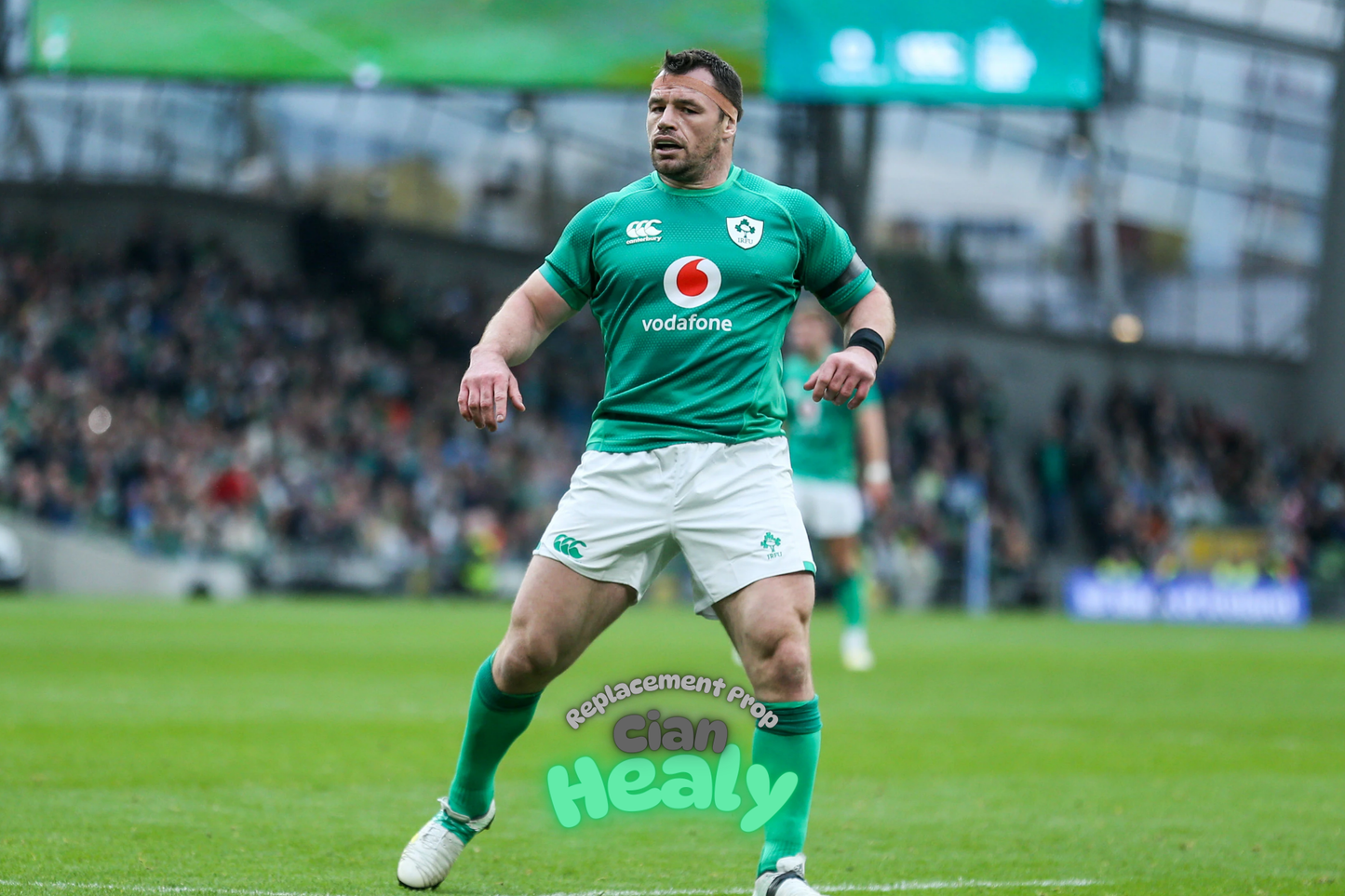 Ireland Rugby Squad 2025 – Vintage Metal Poster