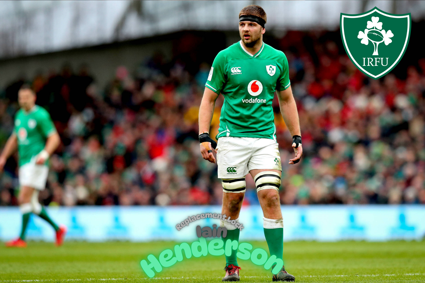 Ireland Rugby Squad 2025 – Vintage Metal Poster
