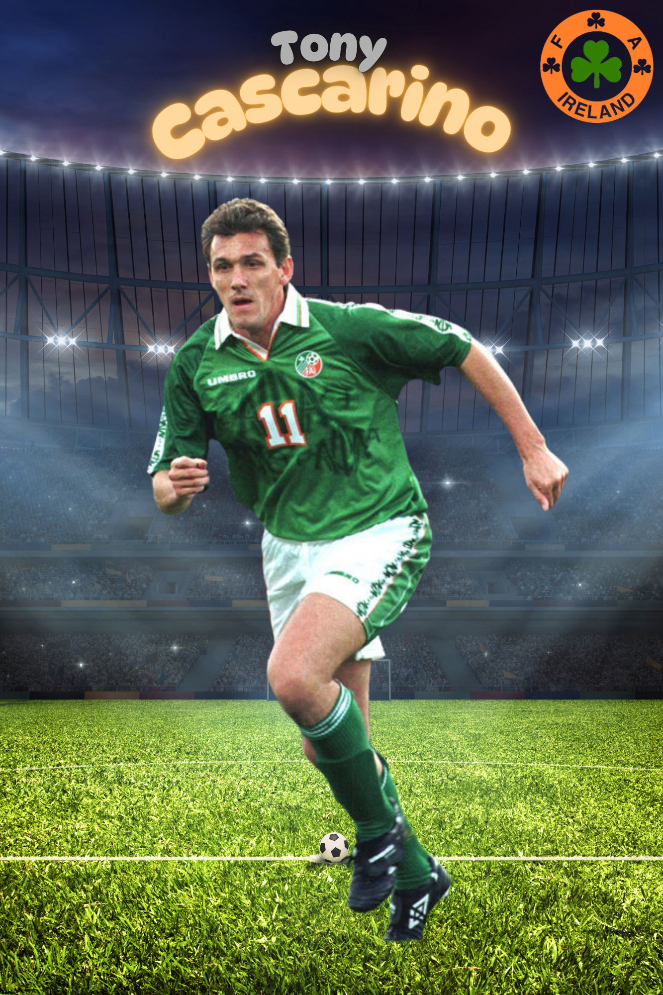 IRISH FOOTBALL METAL POSTERS COLLECTION