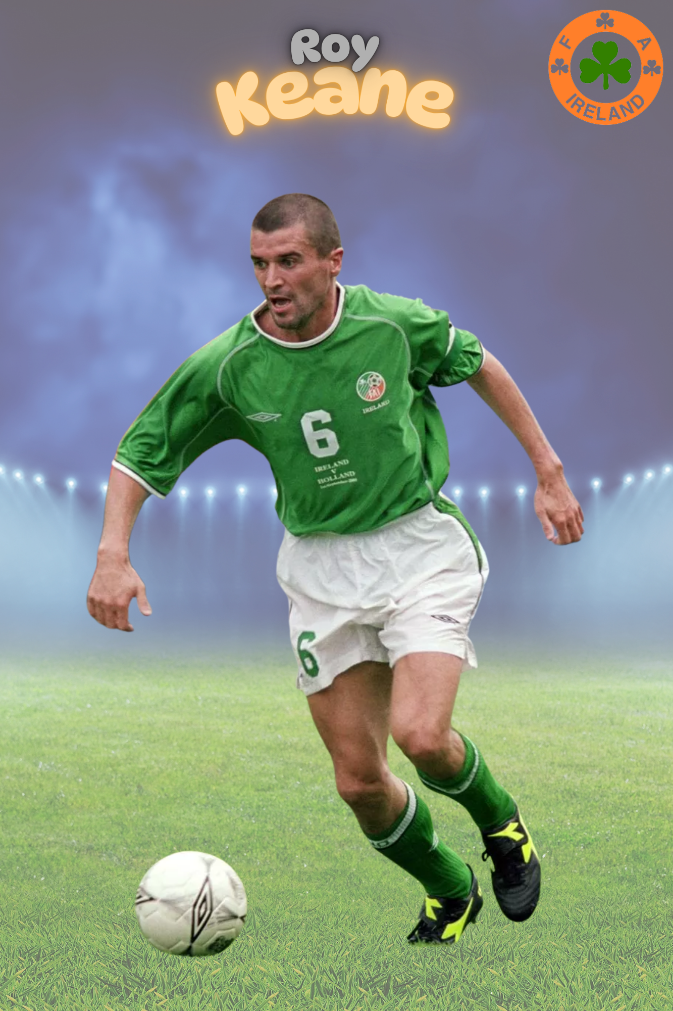 IRISH FOOTBALL METAL POSTERS COLLECTION