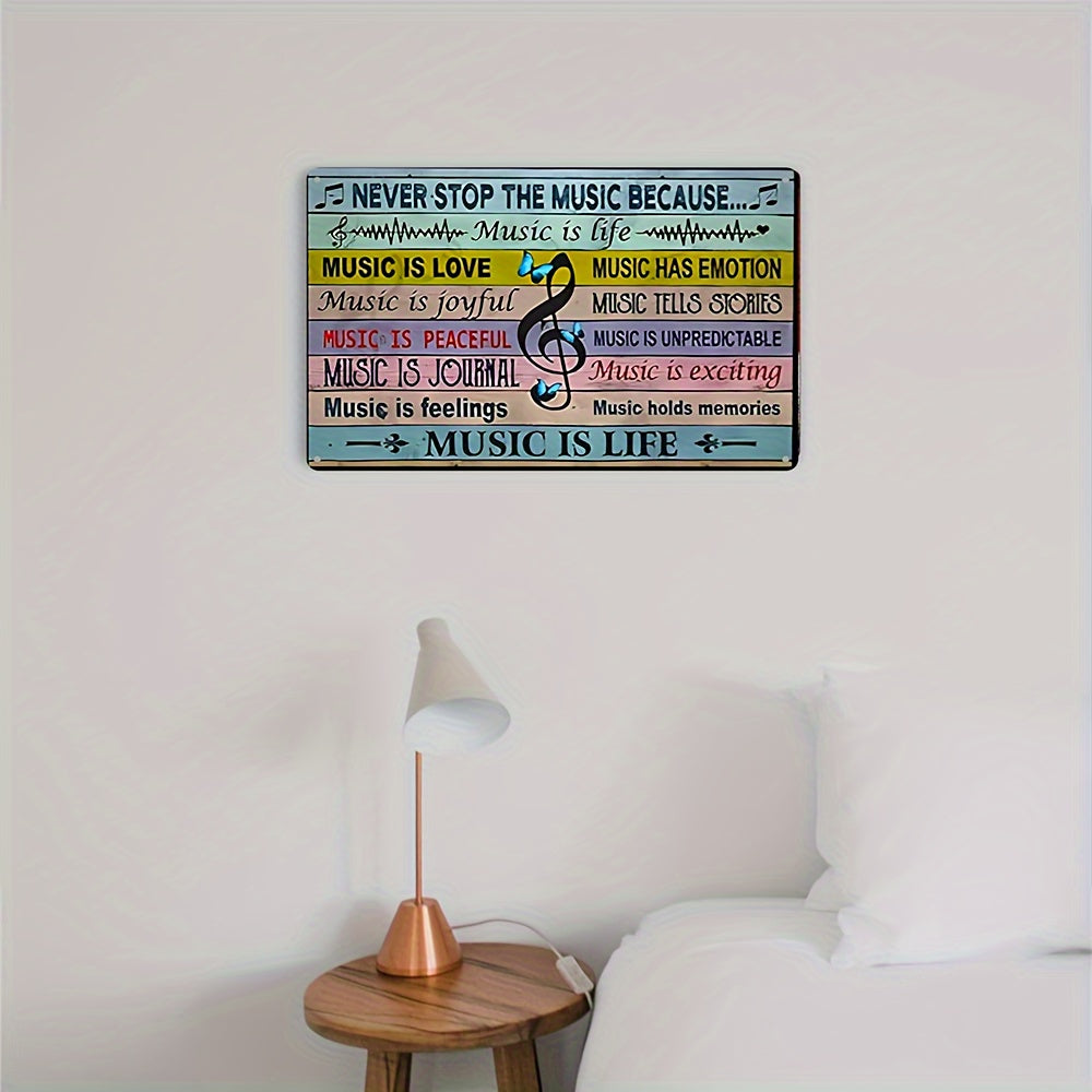 "Music Never Stops Because Music is Life"