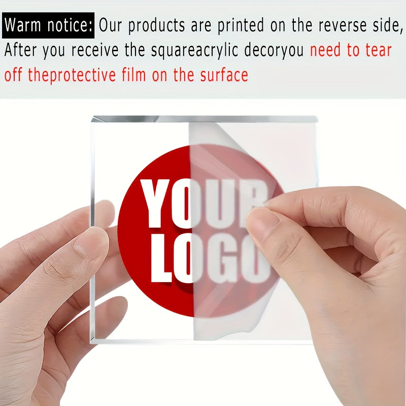 Customisable Contemporary Acrylic Logo Sign
