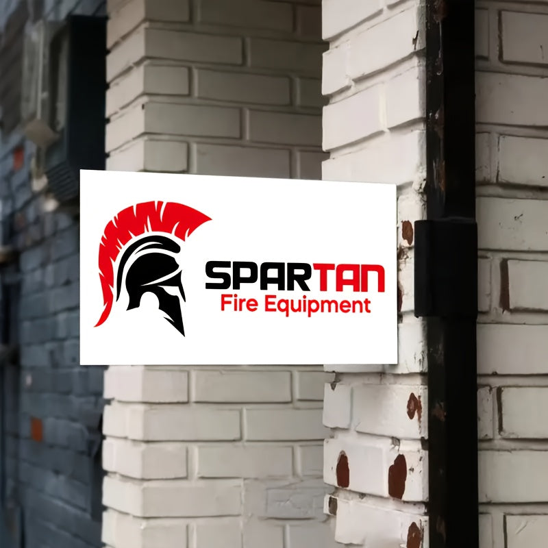 Customisable Double-Sided Acrylic Sign with Vibrant Red & White Graphics