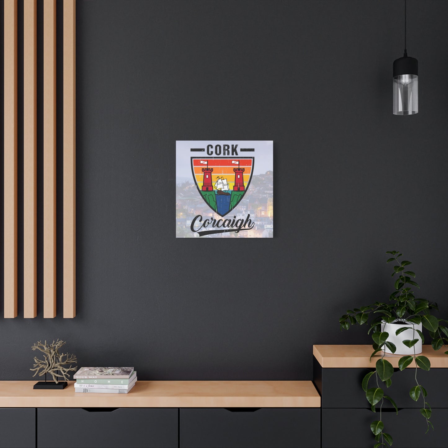 32 Counties available Canvas Wall Art – Stretched Matte Print with Vibrant Design.