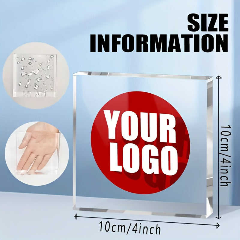 Customisable Contemporary Acrylic Logo Sign