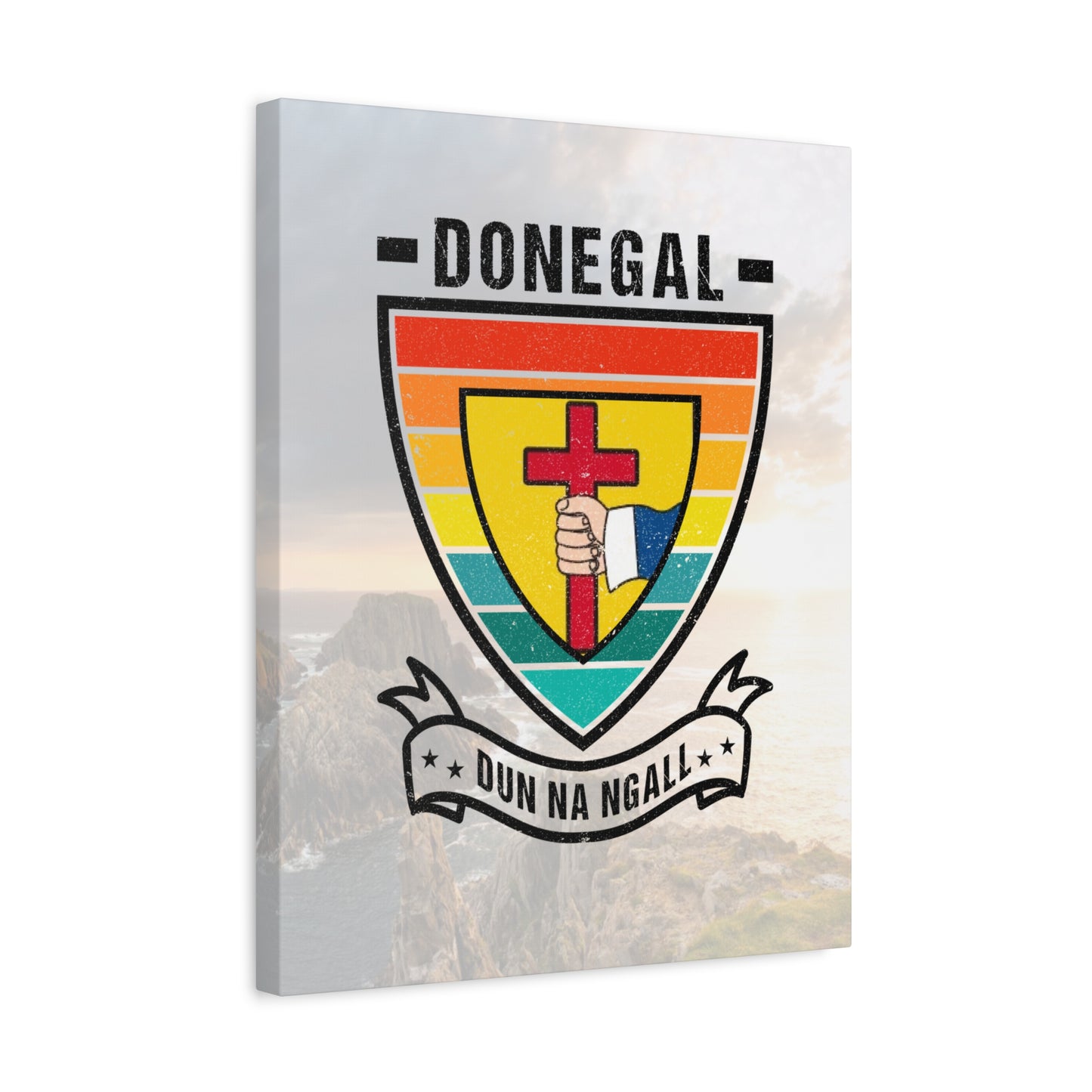 32 Counties available Canvas Wall Art – Stretched Matte Print with Vibrant Design.