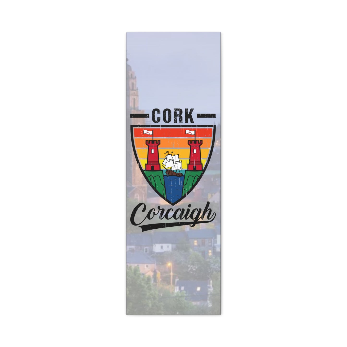 32 Counties available Canvas Wall Art – Stretched Matte Print with Vibrant Design.