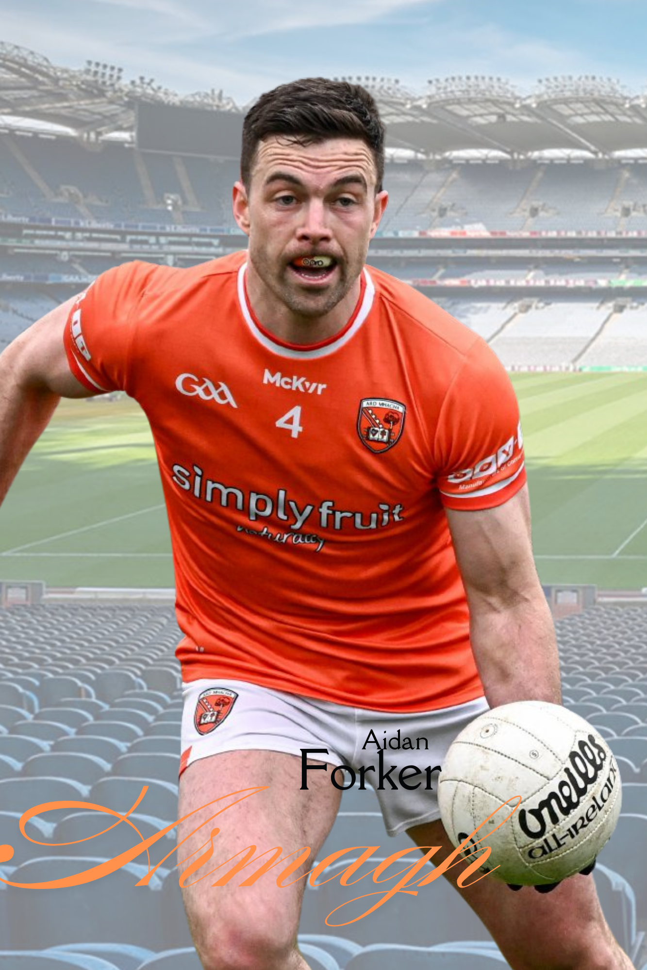 GAA Football Stars of 2024 – Unleash the Legends Metal Poster Collection