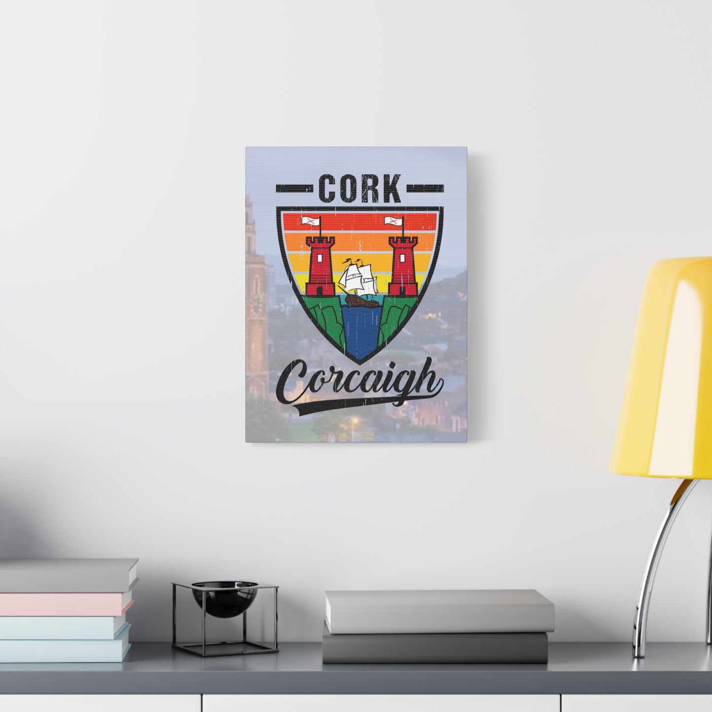 32 Counties available Canvas Wall Art – Stretched Matte Print with Vibrant Design.