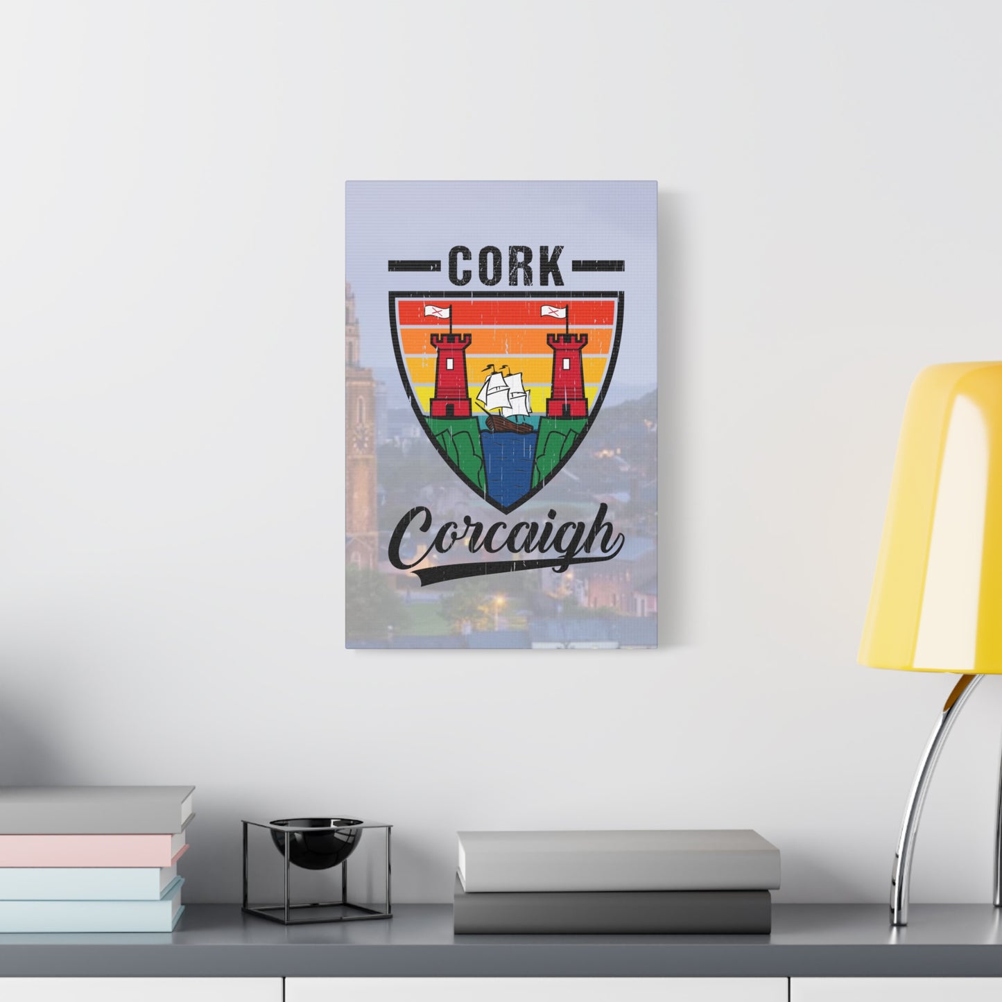 32 Counties available Canvas Wall Art – Stretched Matte Print with Vibrant Design.