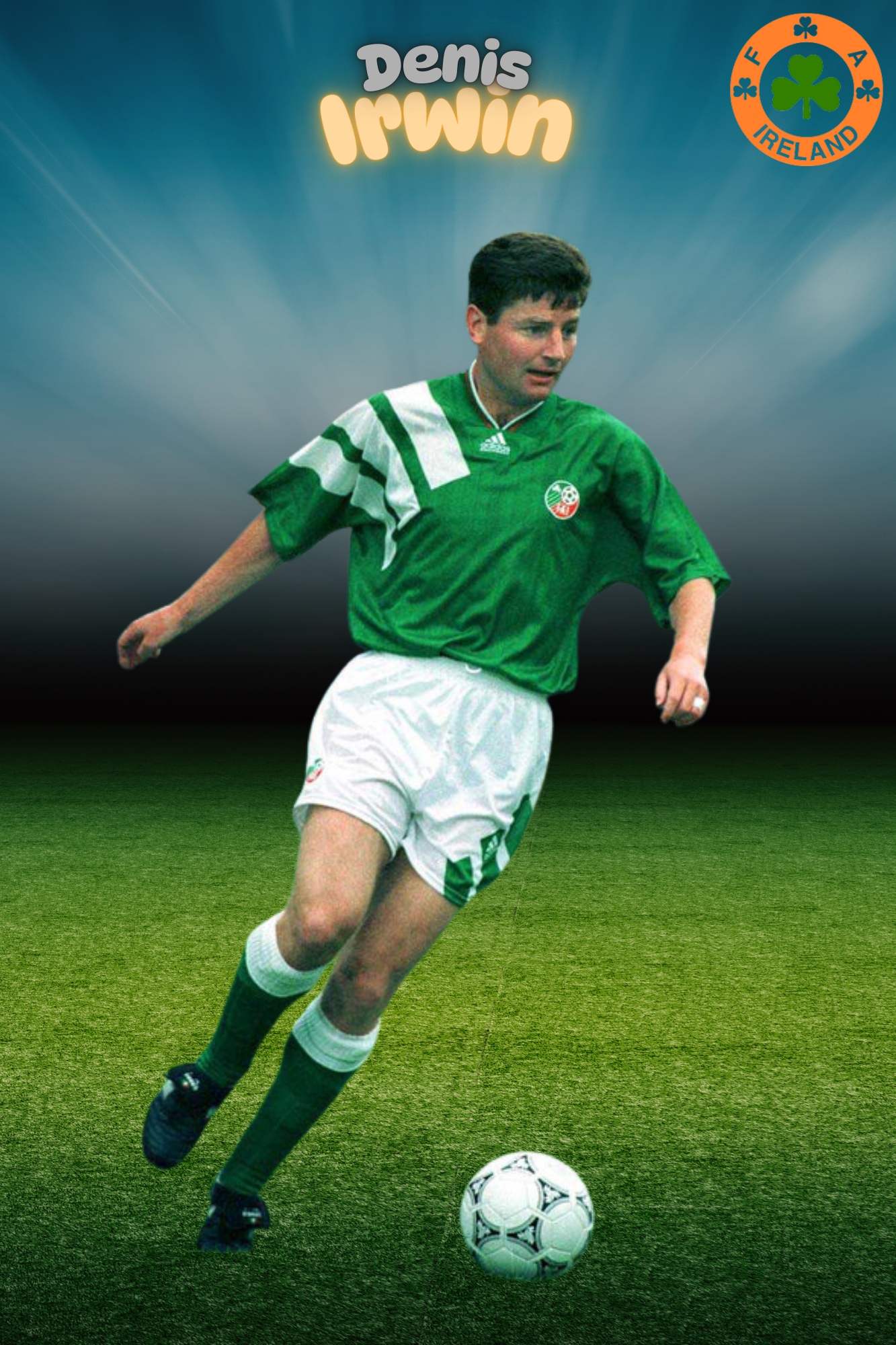 IRISH FOOTBALL METAL POSTERS COLLECTION