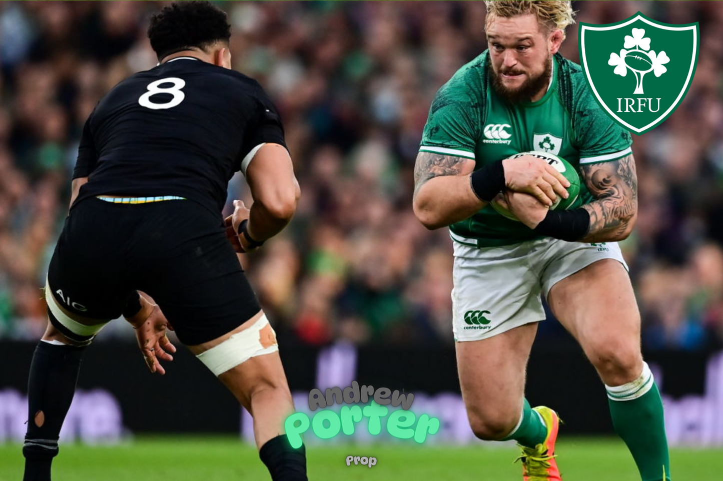 Ireland Rugby Squad 2025 – Vintage Metal Poster
