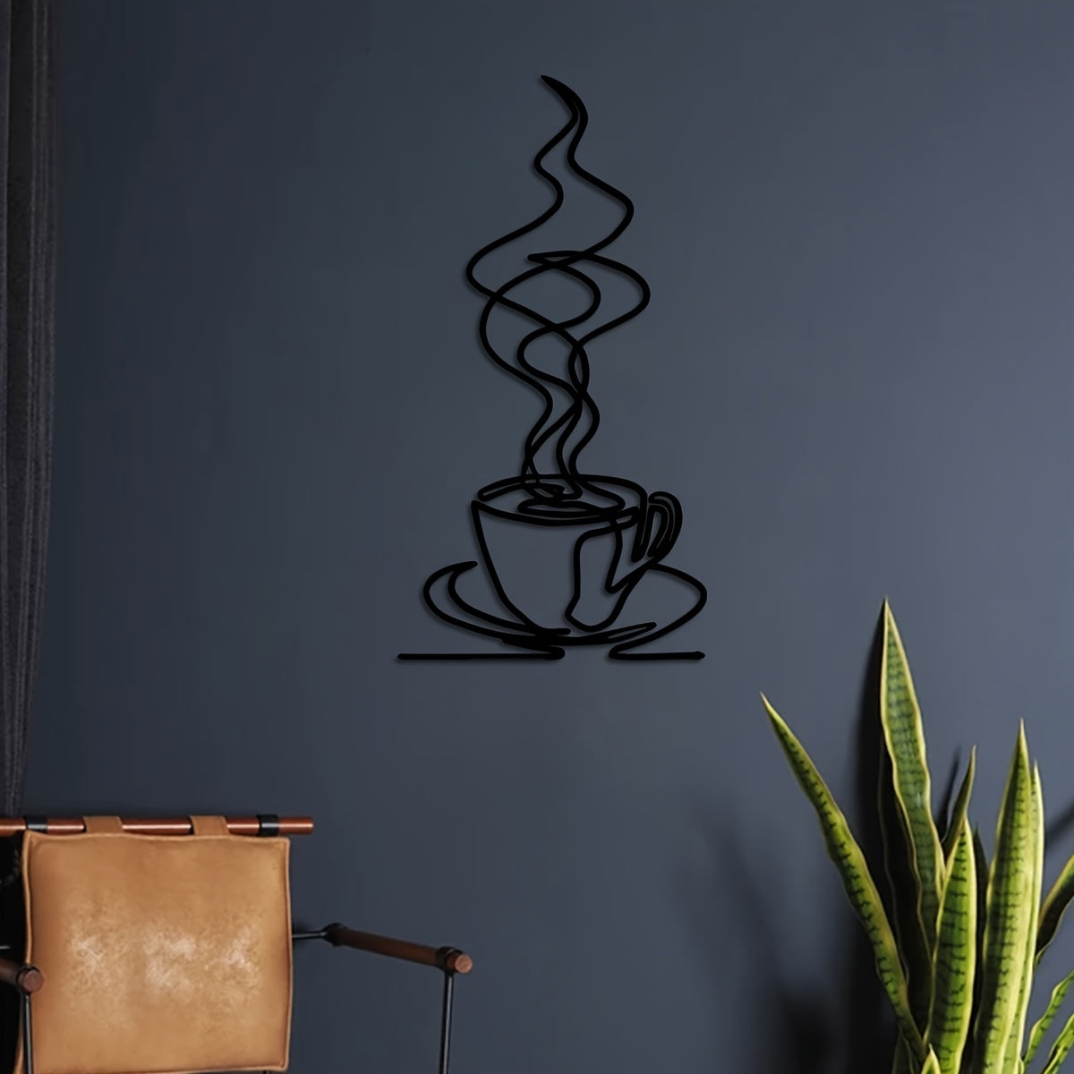 Metal Coffee Cup Wall Art