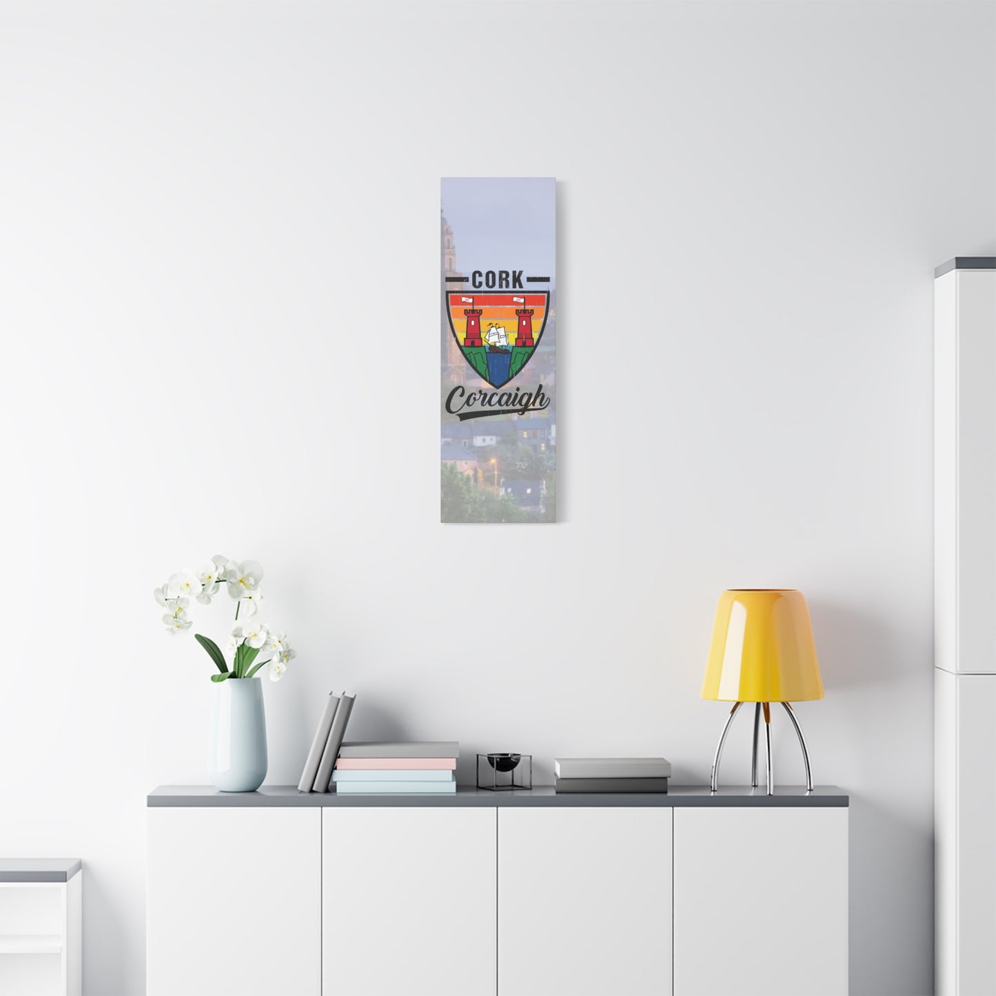 32 Counties available Canvas Wall Art – Stretched Matte Print with Vibrant Design.