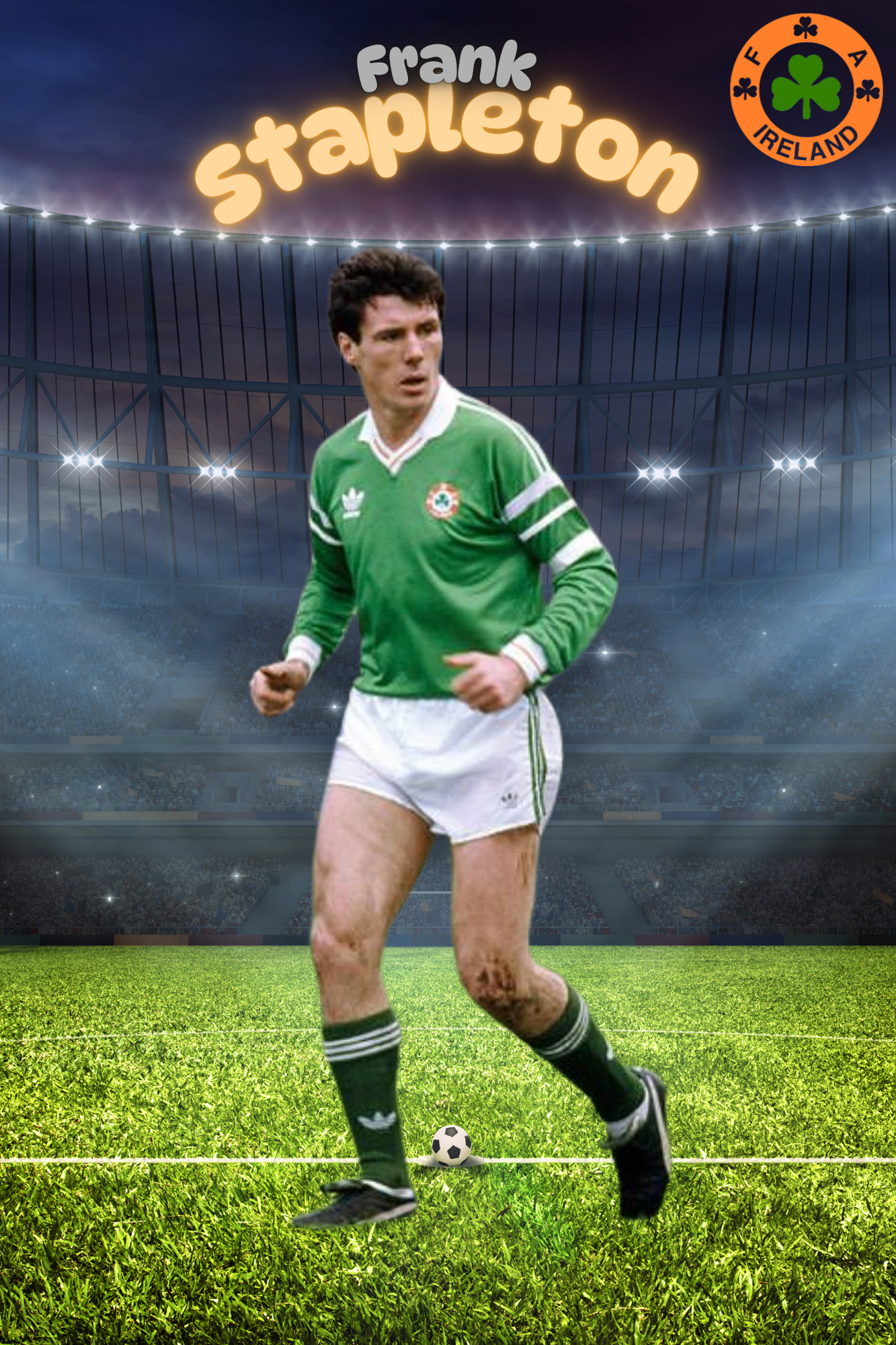 IRISH FOOTBALL METAL POSTERS COLLECTION