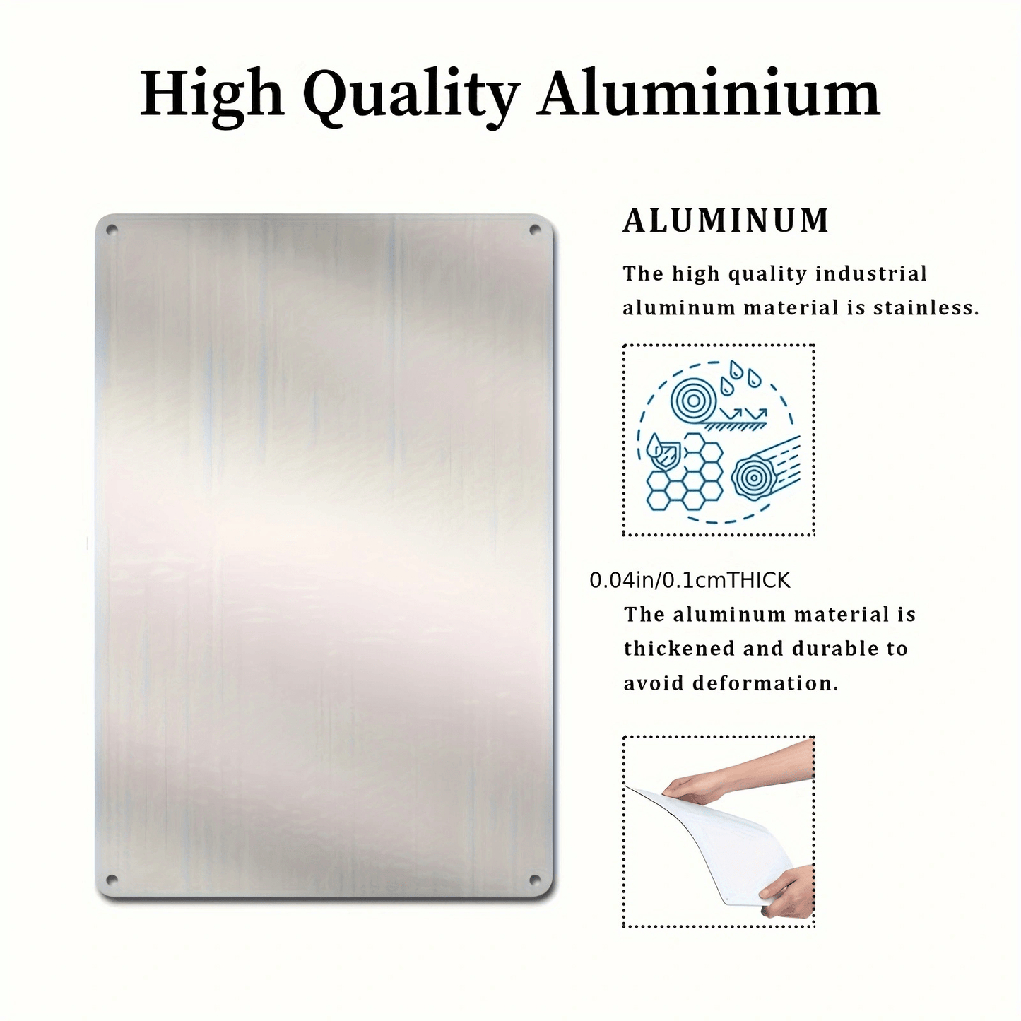 Personalised Aluminium Sign – Custom Mr & Mrs Anniversary Plaque