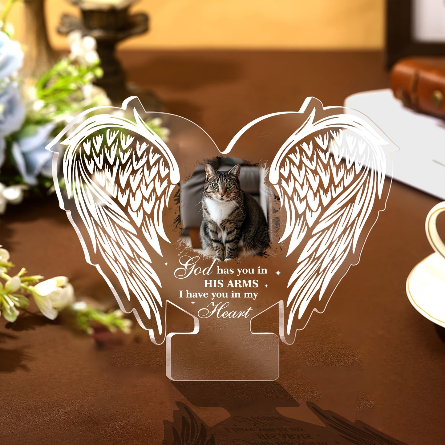Custom Pet Memorial Angel Wings - Personalised