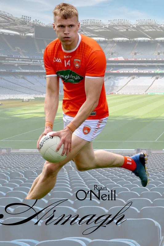 GAA Football Stars of 2024 – Unleash the Legends Metal Poster Collection