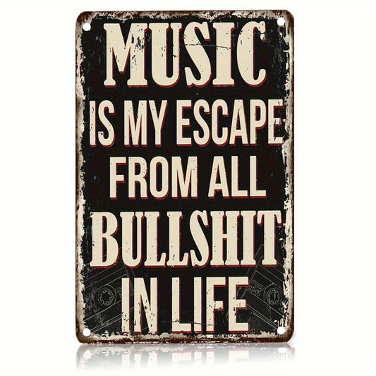 Music Is My Escape Metal