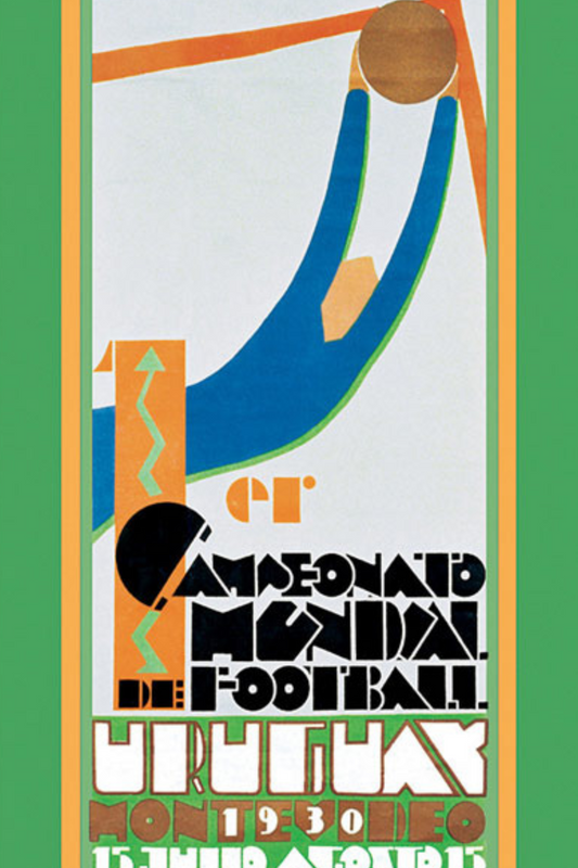 Celebrate Football History – World Cup Logos Metal Poster Collection