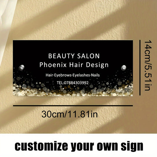 "Stand Out with Style: Custom Acrylic Business Sign for Outdoor &amp; Indoor Use"