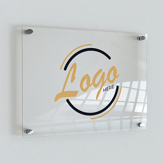 Customizable Acrylic Sign – Personalized PMMA Wall Panel for Business
