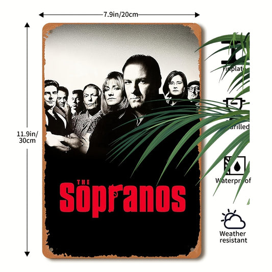 The Sopranos Vintage Metal Sign Poster