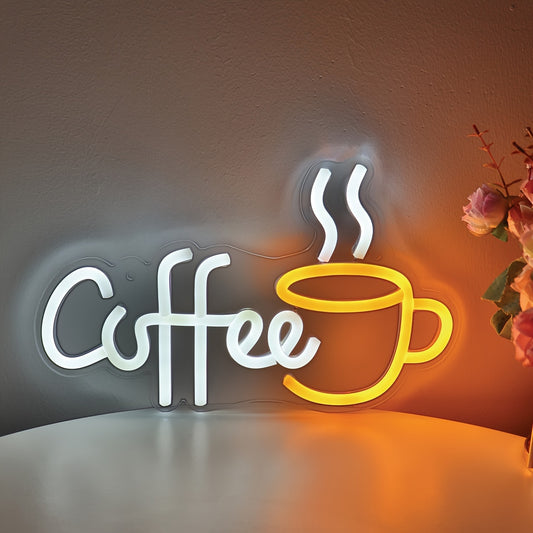 "Coffee" Cup LED Neon Sign