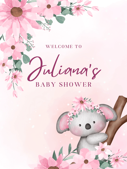 Baby Shower Welcome Sign
