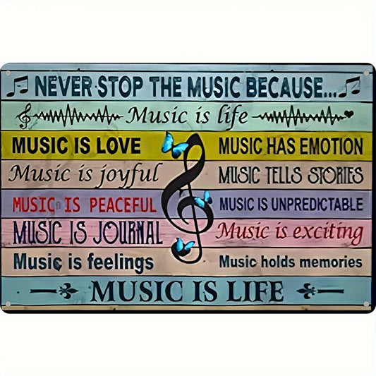 "Music Never Stops Because Music is Life"