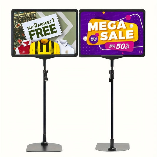 Dual-Sided Classic Metal Promotional Display Stand