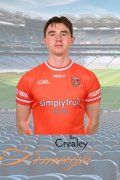 GAA Football Stars of 2024 – Unleash the Legends Metal Poster Collection