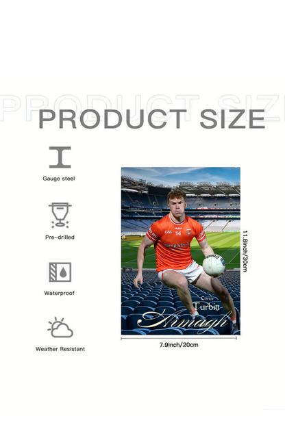 GAA Football Stars of 2024 – Unleash the Legends Metal Poster Collection